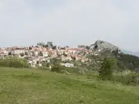 Vista panoramica di Pietrabbondante, borgo del Molise interno